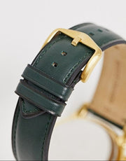  Shop Authentic Fossil Townsman Chronograph Green Dial Green Leather Strap Watch for Men - FS5599 - Luxxuri