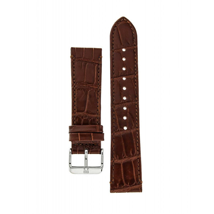  Shop Authentic Tommy Hilfiger Kane Grey Dial Brown Leather Strap Watch for Men - 1710398 - Luxxuri