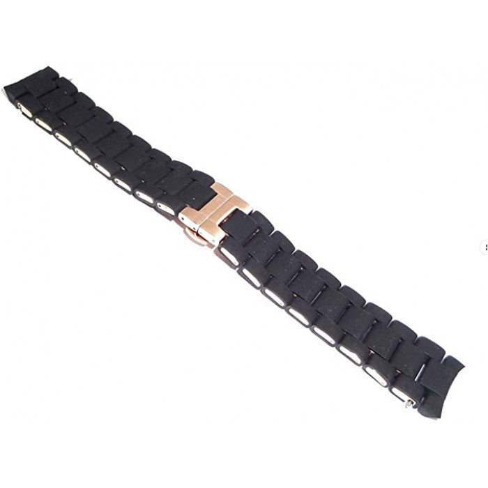  Shop Authentic Emporio Armani Sigma Chronograph Black Dial Black SIlicon Strap Watch For Men - AR6066 - Luxxuri