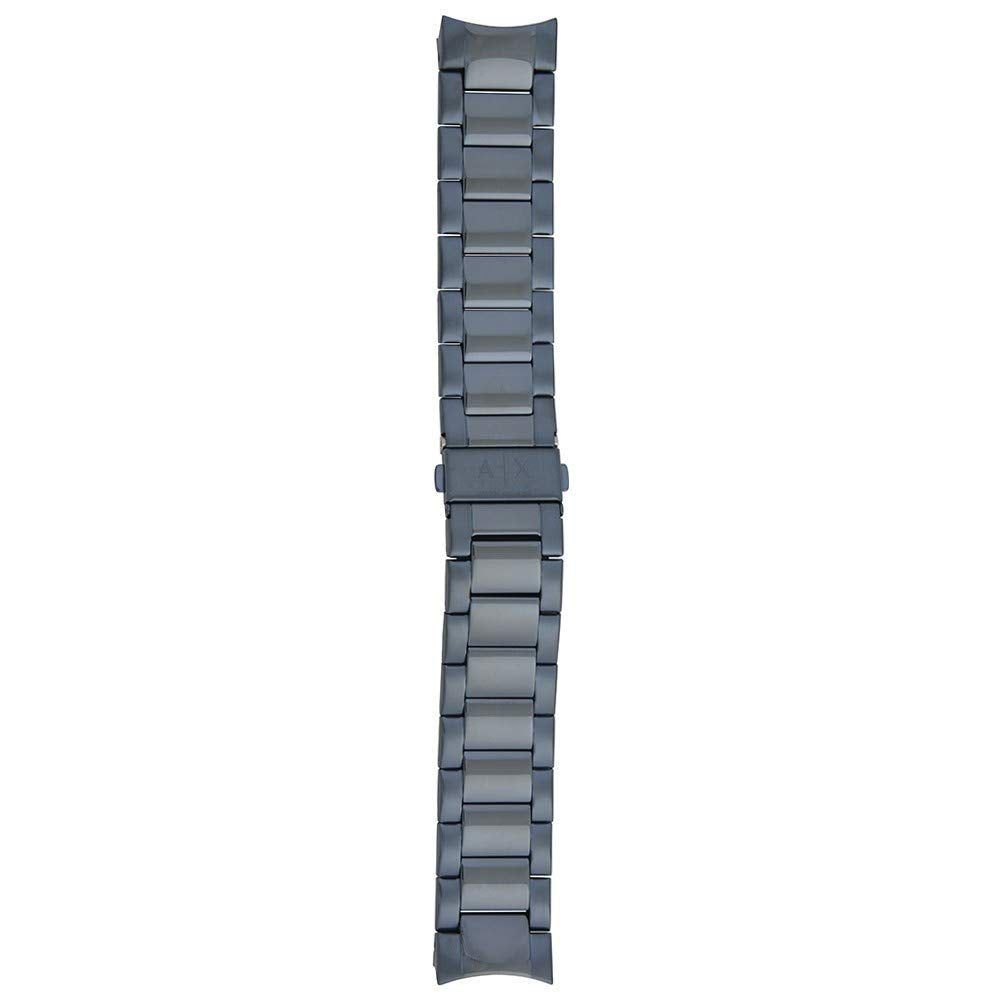  Shop Authentic Armani Exchange Hampton Skeleton Grey Dial Blue Steel Strap Watch For Men - AX2401 - Luxxuri