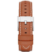  Shop Authentic Fossil Grant Chronograph Blue Dial Brown Leather Strap Watch for Men - FS5184 - Luxxuri