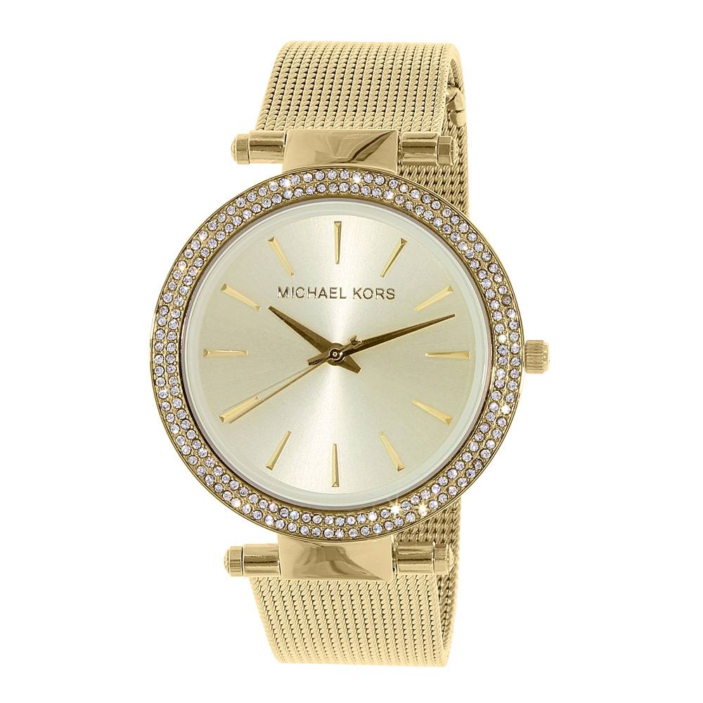  Shop Authentic Michael Kors Darci Gold Dial Gold Mesh Bracelet Watch for Women - MK3368 - Luxxuri