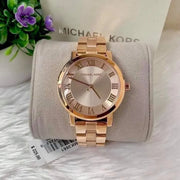  Shop Authentic Michael Kors Norie Rose Gold Dial Rose Gold Steel Strap Watch for Women - MK3561 - Luxxuri