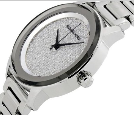  Shop Authentic Michael Kors Kinley Diamond Pave Silver Dial Silver Steel Strap Watch for Women - MK5996 - Luxxuri
