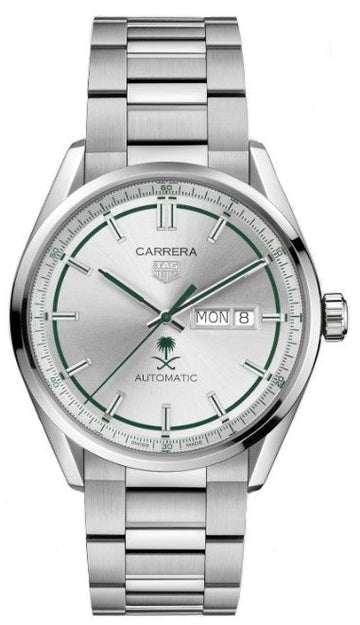  Shop Authentic Tag Heuer Carrera Automatic Silver Dial Silver Steel Strap Watch for Men - WBN2015.EB0283 - Luxxuri