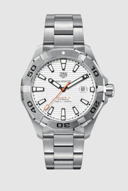  Shop Authentic Tag Heuer Aquaracer White Dial Watch for Men - WAY2013.BA0927 - Luxxuri