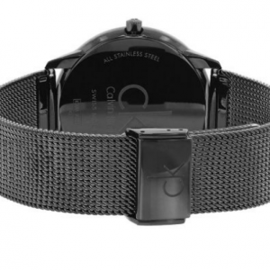  Shop Authentic Calvin Klein Minimal Black Dial Black Mesh Bracelet Watch for Women - K3M524B1 - Luxxuri