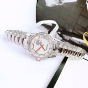  Shop Authentic Bulova Crystal Collection Mother of Pearl Dial Silver Steel Strap Watch for Women - 98L232 - Luxxuri