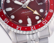  Shop Authentic Seiko 5 Sports Thong Sia Limited Edition Red Dial Silver Steel Strap Watch For Men - SSK031K1 - Luxxuri