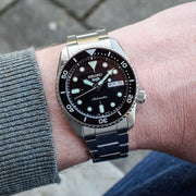 Shop Authentic Seiko 5 Sports SKX Automatic Black Dial Silver Steel Strap Watch For Men - SRPK29K1 - Luxxuri