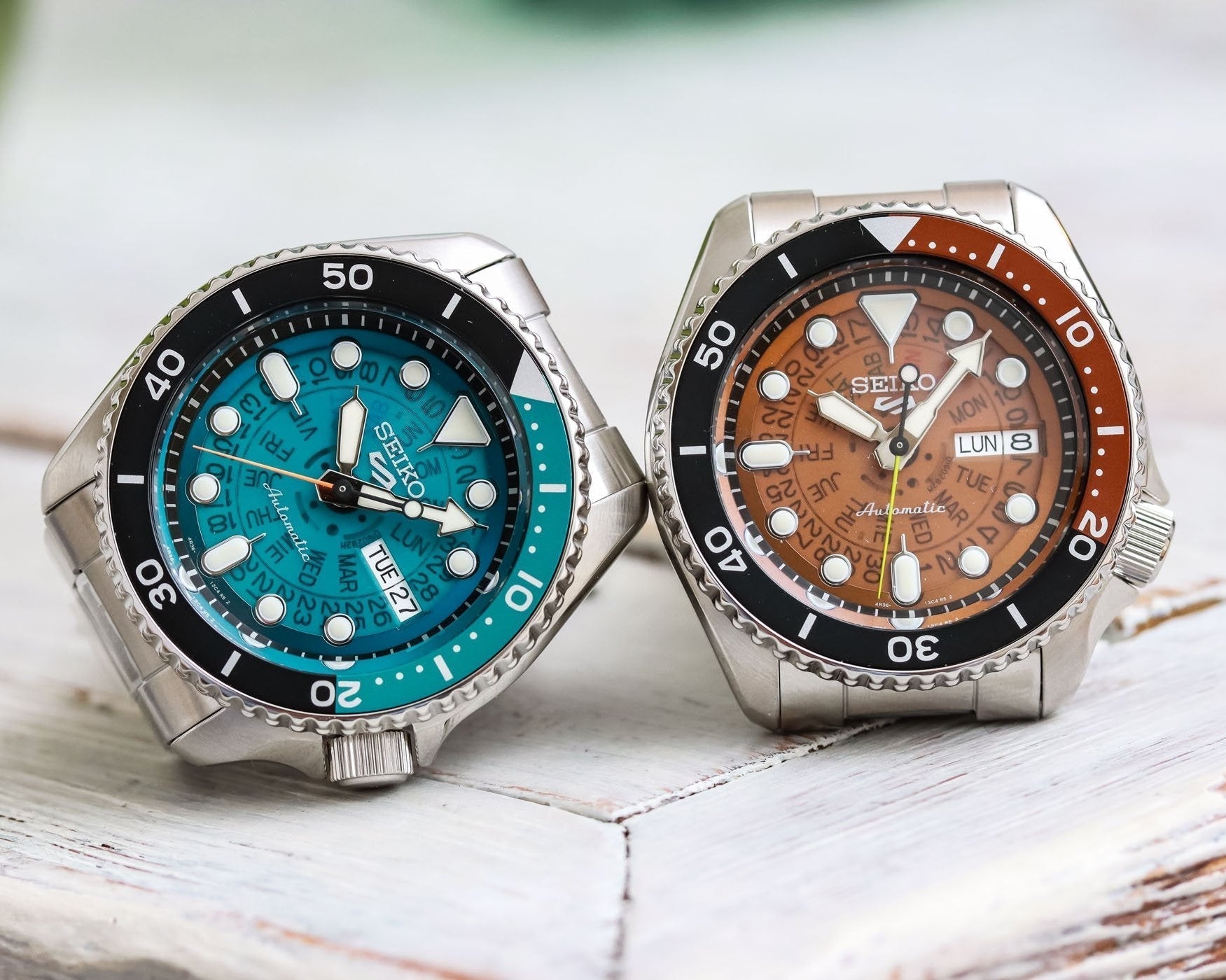  Shop Authentic Seiko 5 Sports SKX Skeleton Green Dial Silver Steel Strap Watch For Men - SRPJ45K1 - Luxxuri