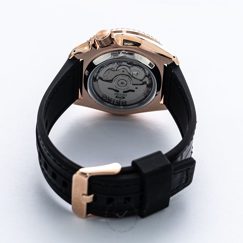  Shop Authentic Seiko 5 Sport SKX Automatic Black Dial Black Silicone Strap Watch For Men - SRPD76K1 - Luxxuri