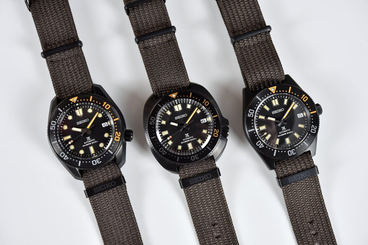  Shop Authentic Seiko Prospex Black Series 1965 Limited Edition Black Dial Brown NATO Strap Watch For Men - SPB253J1 - Luxxuri