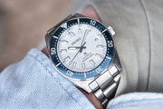  Shop Authentic Seiko Prospex Diver 140th Anniversary Limited Edition White Dial Silver Steel Strap Watch For Men - SPB213J1 - Luxxuri