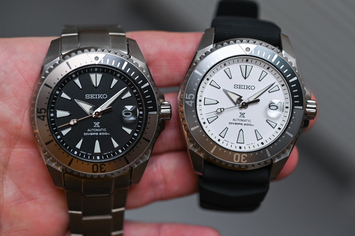  Shop Authentic Seiko Shogun Prospex Titanium Divers Automatic White Dial Black Rubber Strap Watch For Men - SPB191J1 - Luxxuri