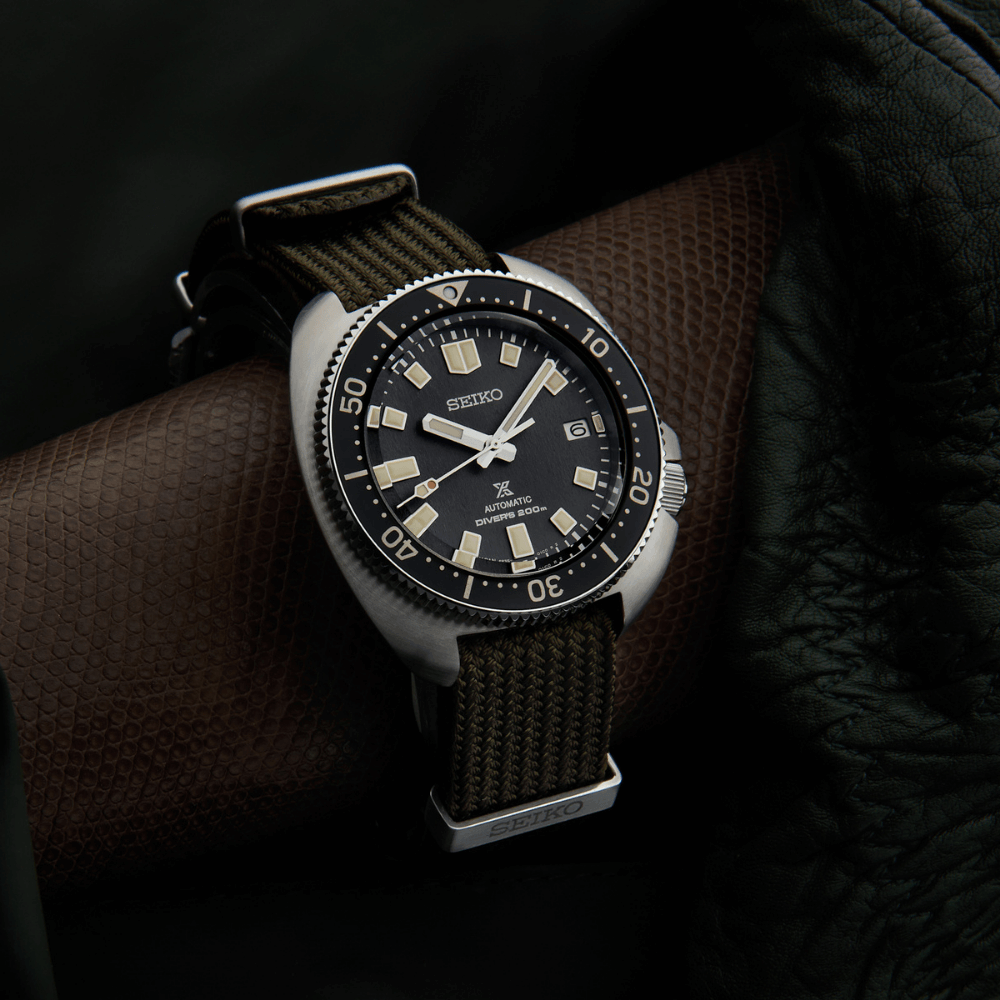  Shop Authentic Seiko Prospex 1965 Diver’s Re-Interpretation Automatic Black Dial Brown NATO Strap Watch For Men - SPB239J1 - Luxxuri