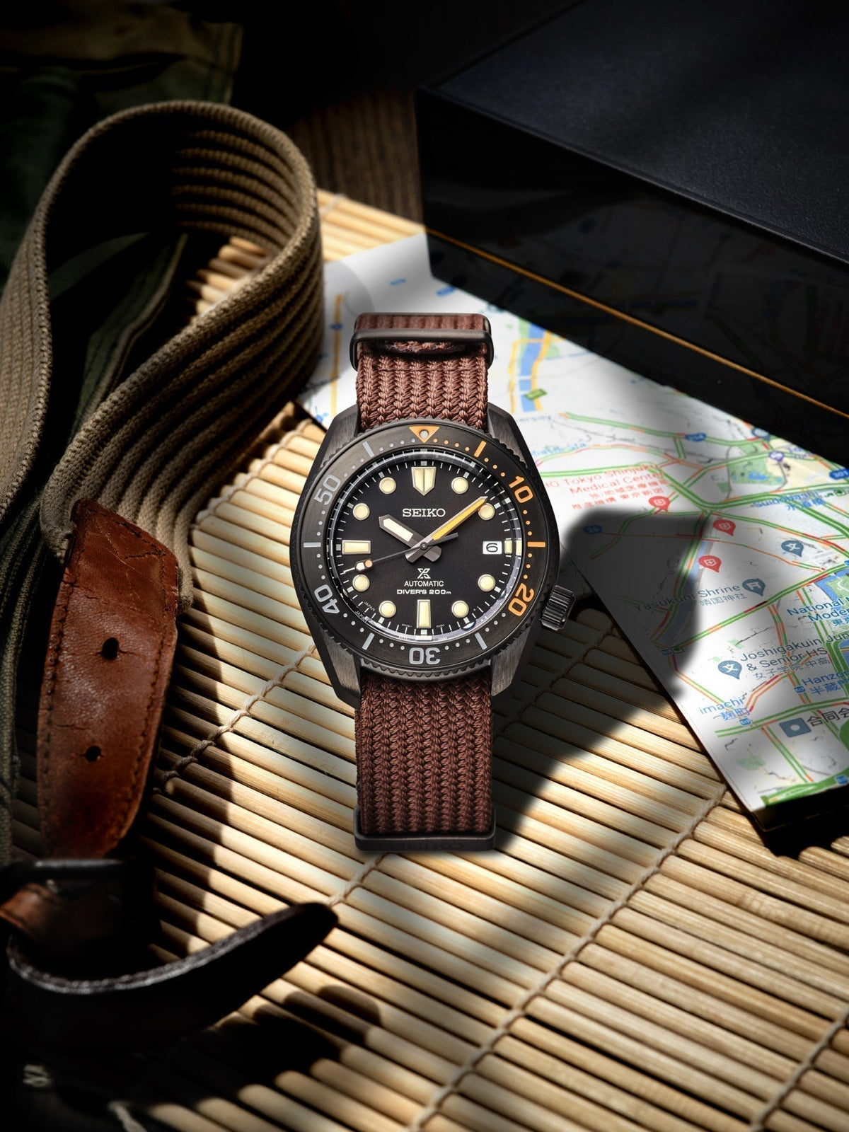  Shop Authentic Seiko Prospex Black Series 1965 Limited Edition Black Dial Brown NATO Strap Watch For Men - SPB253J1 - Luxxuri