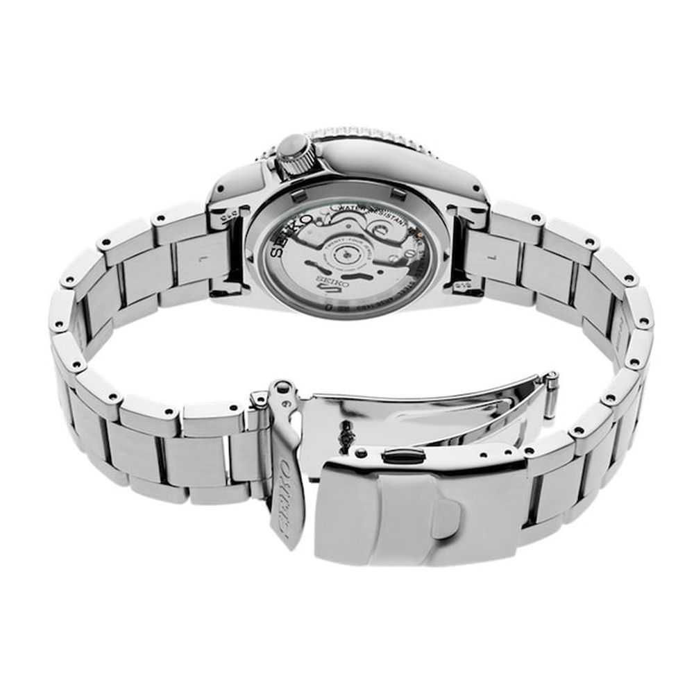  Shop Authentic Seiko 5 Sports SKX Midi Automatic Teal Dial Silver Steel Strap Watch For Men - SRPK33K1 - Luxxuri