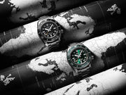  Shop Authentic Seiko Prosprex Dark Depths GMT Automatic Black Dial Silver Steel Strap Watch For Men - SPB383J1 - Luxxuri