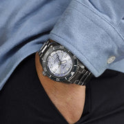  Shop Authentic Seiko Prospex Limited Edition Automatic GMT Glacier Blue Dial Silver Steel Strap Watch For Men - SPB385J1 - Luxxuri