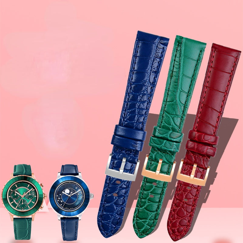  Shop Authentic Swarovski Octea Lux Chrono Red Dial Red Leather Strap Watch for Women - 5547642 - Luxxuri