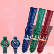  Shop Authentic Swarovski Octea Lux Chrono Red Dial Red Leather Strap Watch for Women - 5547642 - Luxxuri