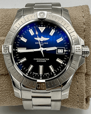  Shop Authentic Breitling Avenger Automatic 43mm Blue Dial Silver Steel Strap Watch for Men - A17318101C1A1 - Luxxuri