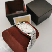  Shop Authentic Michael Kors Channing Three Hand Silver Dial Silver Steel Strap Watch For Women - MK6626 - Luxxuri
