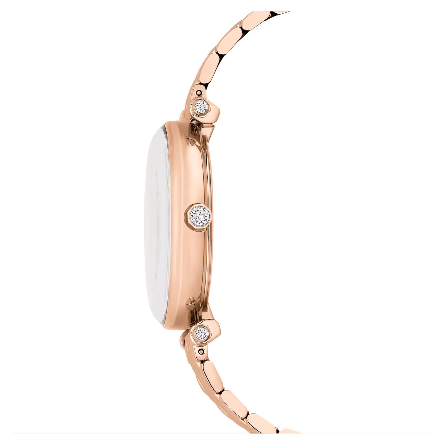  Shop Authentic Swarovski Crystalline Wonder Silver Dial Rose Gold Steel Strap Watch for Women - 5656911 - Luxxuri