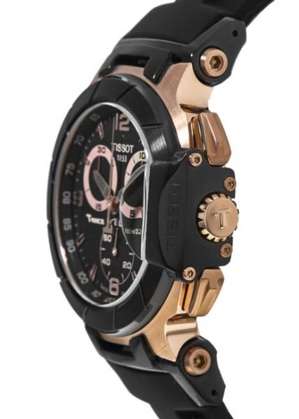  Shop Authentic Tissot T Race Chronograph Automatic Black Dial Black Rubber Strap Watch for Men - T048.417.27.057.06 - Luxxuri