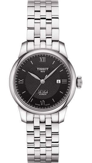  Shop Authentic Tissot Le Locle Automatic Lady Black Dial Silver Steel Strap Watch For Women - T006.207.11.058.00 - Luxxuri