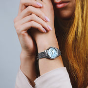  Shop Authentic Tissot Le Locle Automatic Diamonds Mother of Pearl Dial Silver Steel Strap Watch For Women - T006.207.11.116.00 - Luxxuri