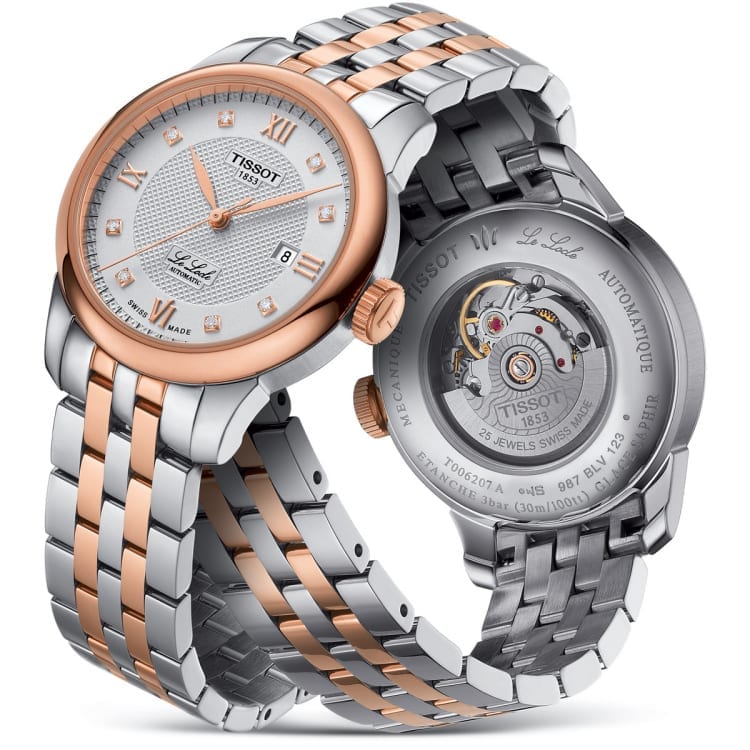  Shop Authentic Tissot T Classic Le Locle Automatic Lady Silver Dial Two Tone Steel Strap Watch For Women - T006.207.22.036.00 - Luxxuri