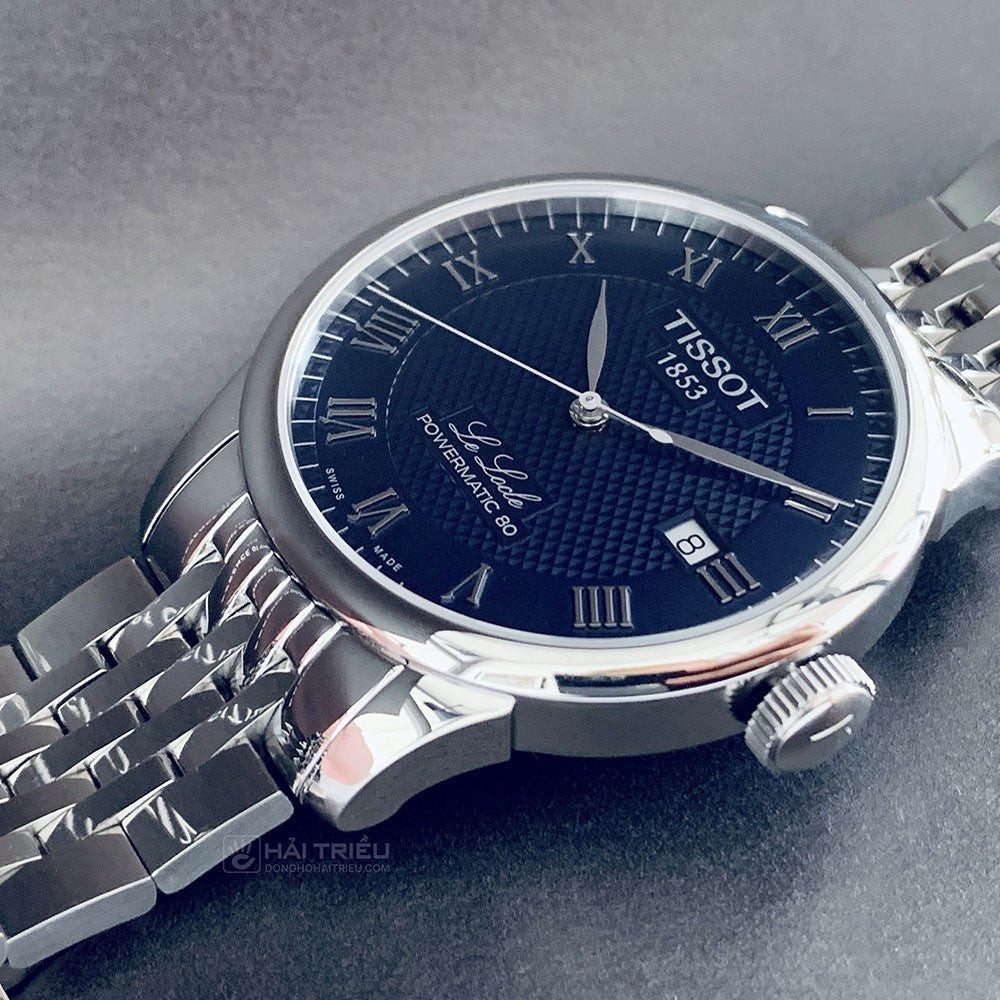  Shop Authentic Tissot Le Locle Powermatic 80 Blue Dial Silver Steel Strap Watch For Men - T006.407.11.043.00 - Luxxuri