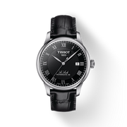  Shop Authentic Tissot Le Locle Powermatic 80 Black Dial Black Leather Strap Watch For Men - T006.407.16.053.00 - Luxxuri