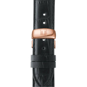  Shop Authentic Tissot Le Locle Powermatic 80 Black Dial Black Leather Strap Watch For Men - T006.407.36.053.00 - Luxxuri