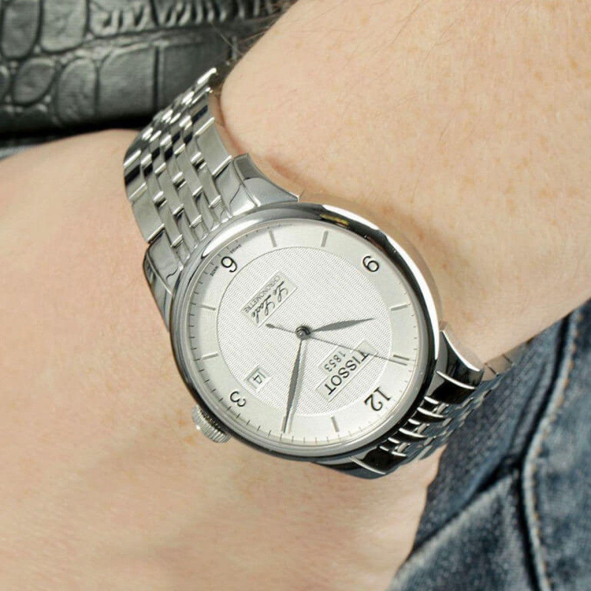  Shop Authentic Tissot Le Locle Automatic Cosc White Dial Silver Steel Strap Watch For Men - T006.408.11.037.00 - Luxxuri