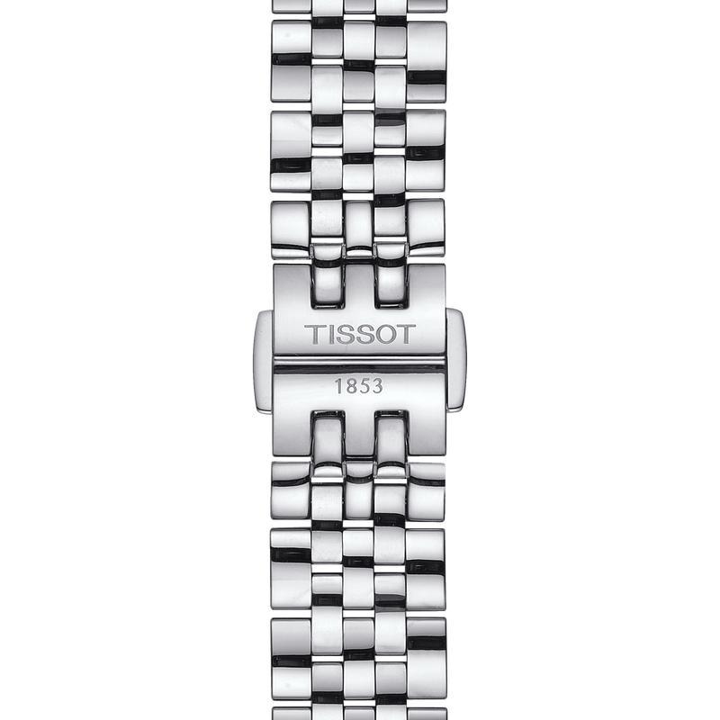  Shop Authentic Tissot Le Locle Automatic Diamonds Mother of Pearl Black Dial Silver Steel Strap Watch For Women - T006.207.11.126.00 - Luxxuri