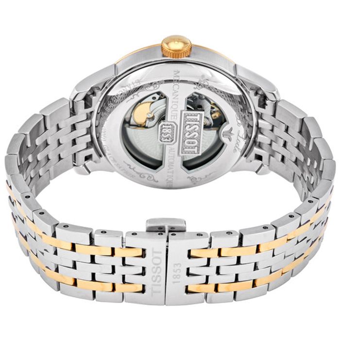  Shop Authentic Tissot T Classic Le Locle Powermatic 80 Silver Dial Two Tone Steel Strap Watch For Men - T0064072203301 - Luxxuri