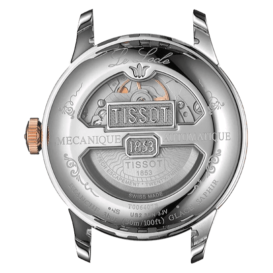 Shop Authentic Tissot Le Locle Powermatic 80 Silver Dial Two Tone Steel Strap Watch For Men - T006.407.22.036.01 - Luxxuri