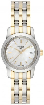  Shop Authentic Tissot T Classic Dream Mother of Pearl Dial Two Tone Steel Strap Watch For Women - T033.210.22.111.00 - Luxxuri
