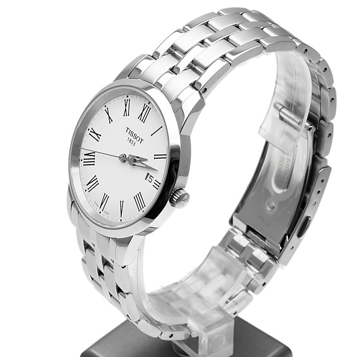 Shop Authentic Tissot T Classic Dream White Dial Silver Steel Strap Watch for Men - T033.410.11.013.01 - Luxxuri
