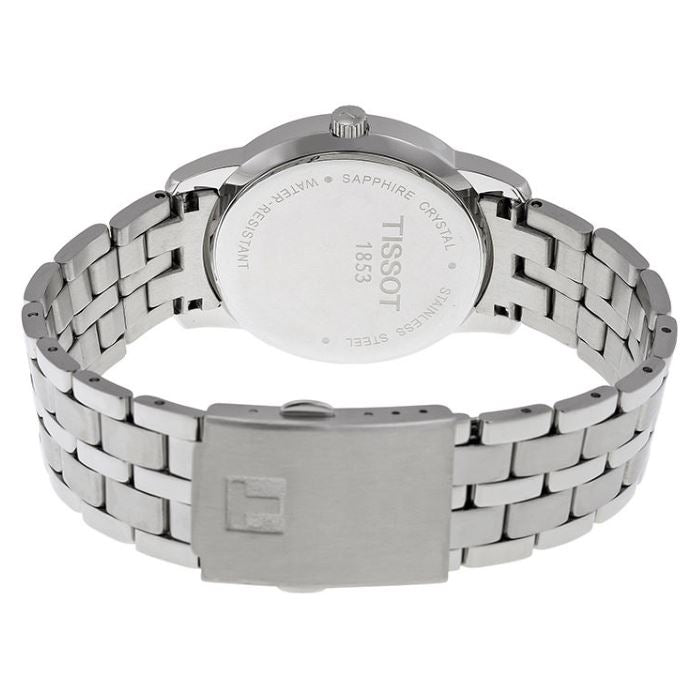  Shop Authentic Tissot T Classic Dream White Dial Silver Steel Strap Watch for Men - T033.410.11.013.01 - Luxxuri