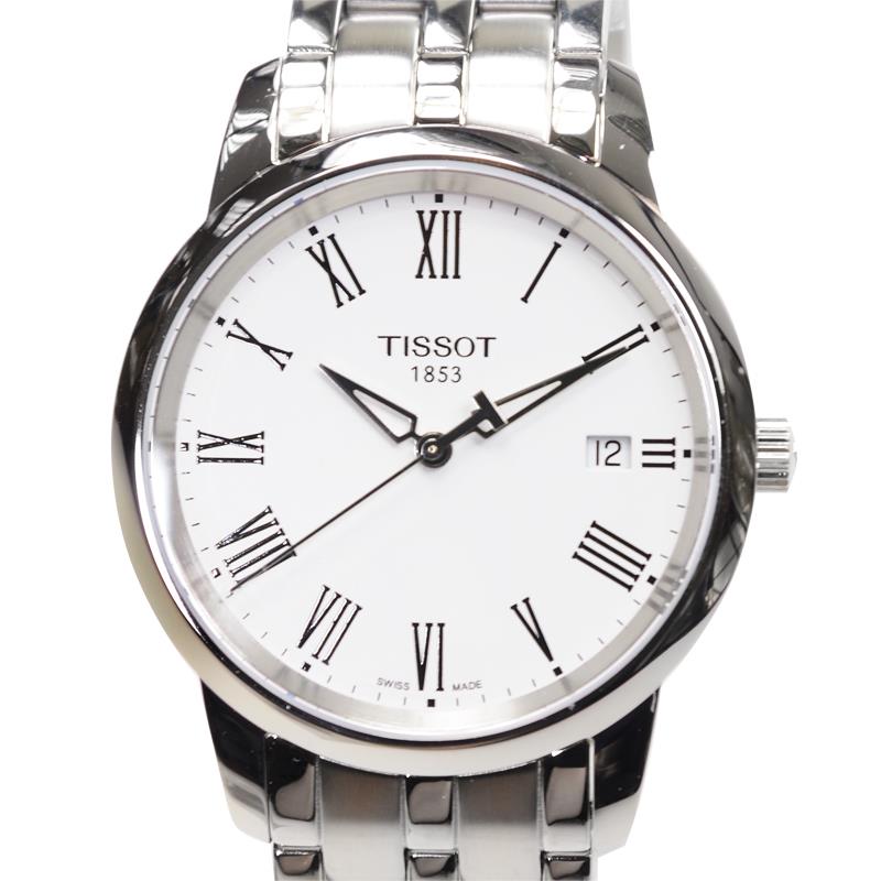  Shop Authentic Tissot T Classic Dream White Dial Silver Steel Strap Watch for Men - T033.410.11.013.01 - Luxxuri