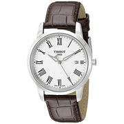  Shop Authentic Tissot T Classic Dream White Dial Brown Leather Strap Watch for Men - T033.410.16.013.01 - Luxxuri