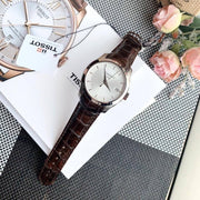  Shop Authentic Tissot T Classic Couturier Quartz Silver Dial Watch For Women - T035.210.16.031.03 - Luxxuri
