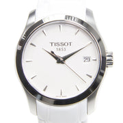  Shop Authentic Tissot Couturier Lady Silver Dial White Leather Strap Watch For Women - T035.210.16.011.00 - Luxxuri