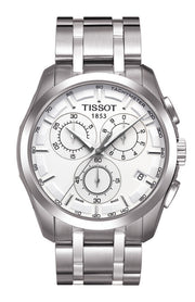  Shop Authentic Tissot T Classic Couturier Chronograph White Dial Silver Steel Strap Watch For Men - T101.617.11.031.00 - Luxxuri
