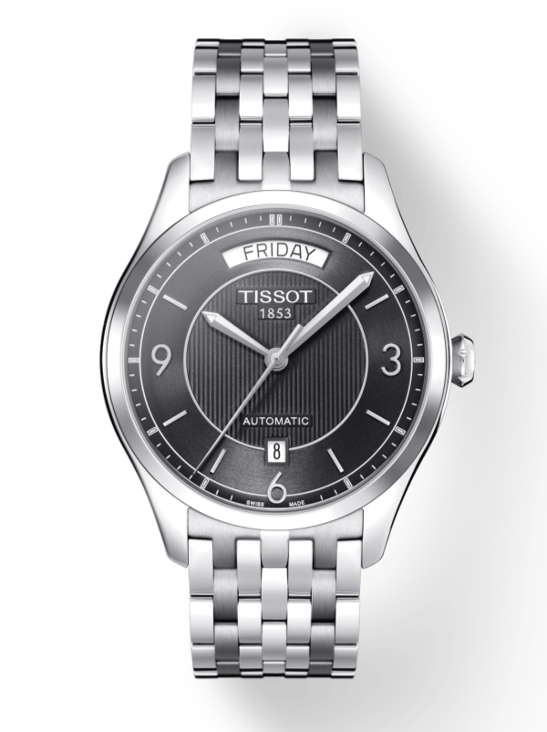  Shop Authentic Tissot T Classic T One Automatic Black Dial Silver Steel Strap Watch For Men - T038.430.11.057.00 - Luxxuri