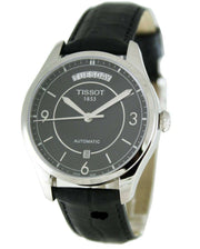  Shop Authentic Tissot T One Automatic Black Dial Black Leather Strap Watch For Men - T038.430.16.057.00 - Luxxuri